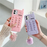bubble cute love heart case for 12 mini 11 pro xs max se 2020 6s 6 7 8 plus xs max xr x soft silicone pink phone shell girl kid