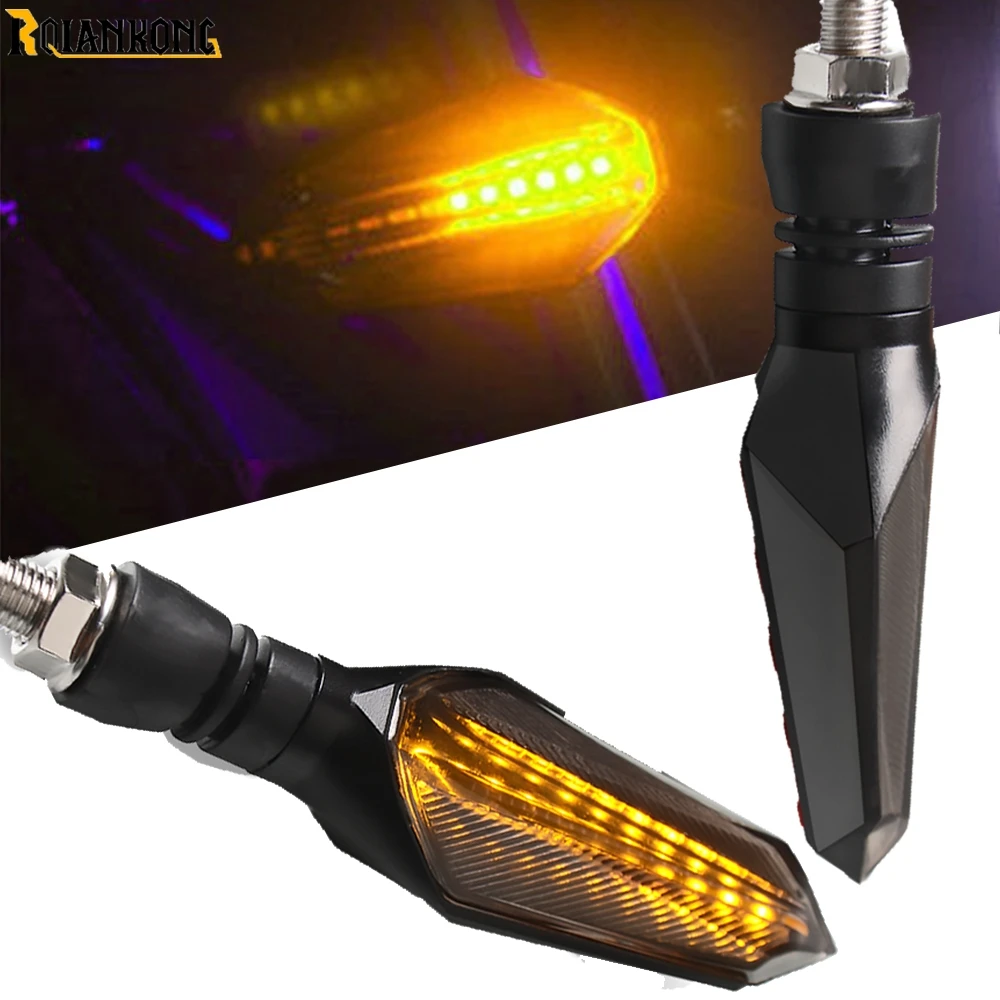 

FOR KAWASAKI Z250 Z750 Z800 Z1000 Z900 Z650 NER-6N Z1000SX Ninja 300 EX300 Z300 Motorcycle Turn Signal Lights Flowing Flashing