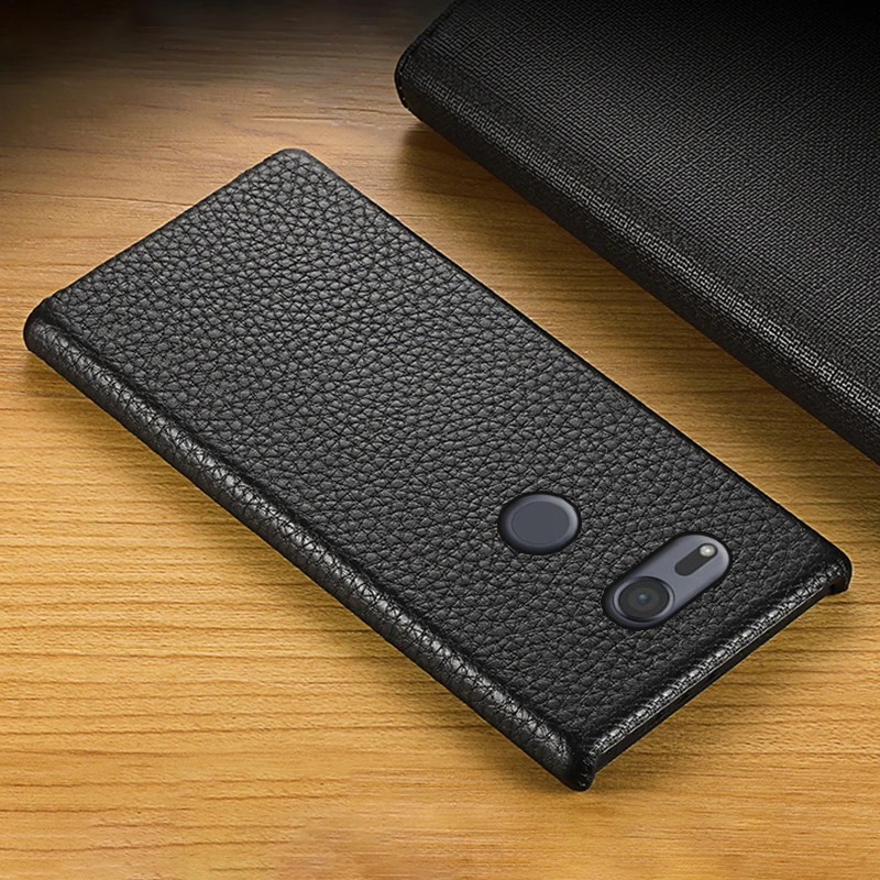Кожаный чехол для телефона Sony Xperia X Z Z2 Z3 Z4 Z5 XZ2 XZ4 Compact XA XA1 XA2 Ultra XZ1 XZ Premium 5 8 10 Plus