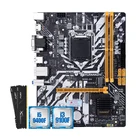 HUANANZHI H310 B365 LGA 1151 Материнская Плата ЦП Core i5 9400F i3 9100F 16 Гб DDR4 ОЗУ A600 4 тепловых труб кулер ЦП с термопастой