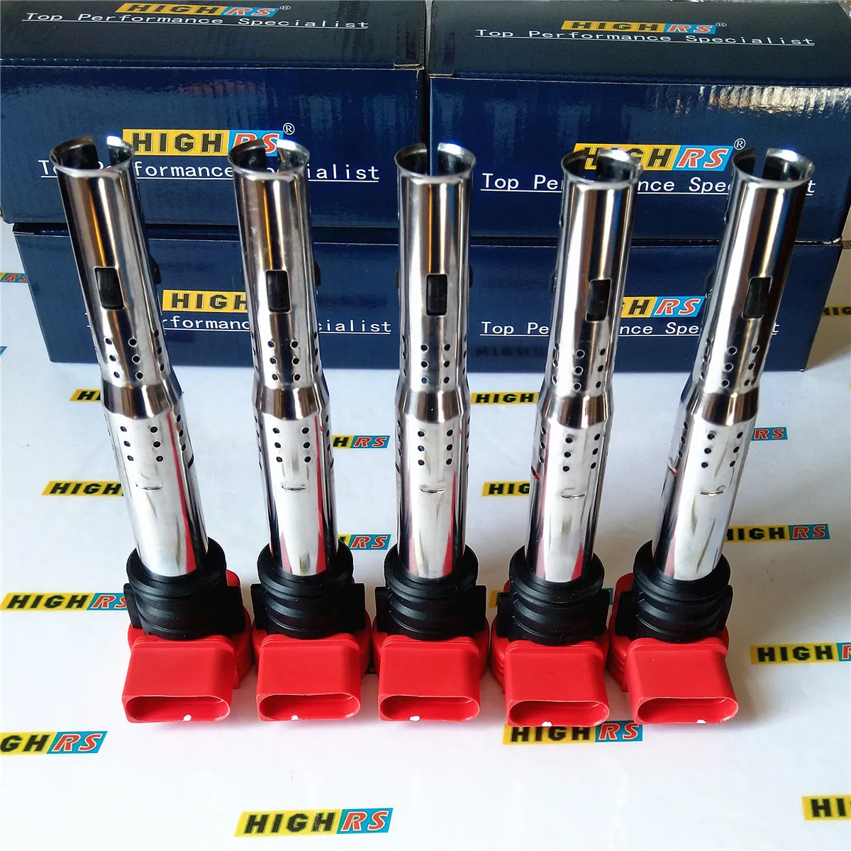 Катушка зажигания для Audi Volkswagon 2.5L 3.2L 4.2L A3 A4 A5 RS4 RS5 Q3 Q5 TT L4 L5 V8 Beetle EOS Golf Rabbit 07K905715A |