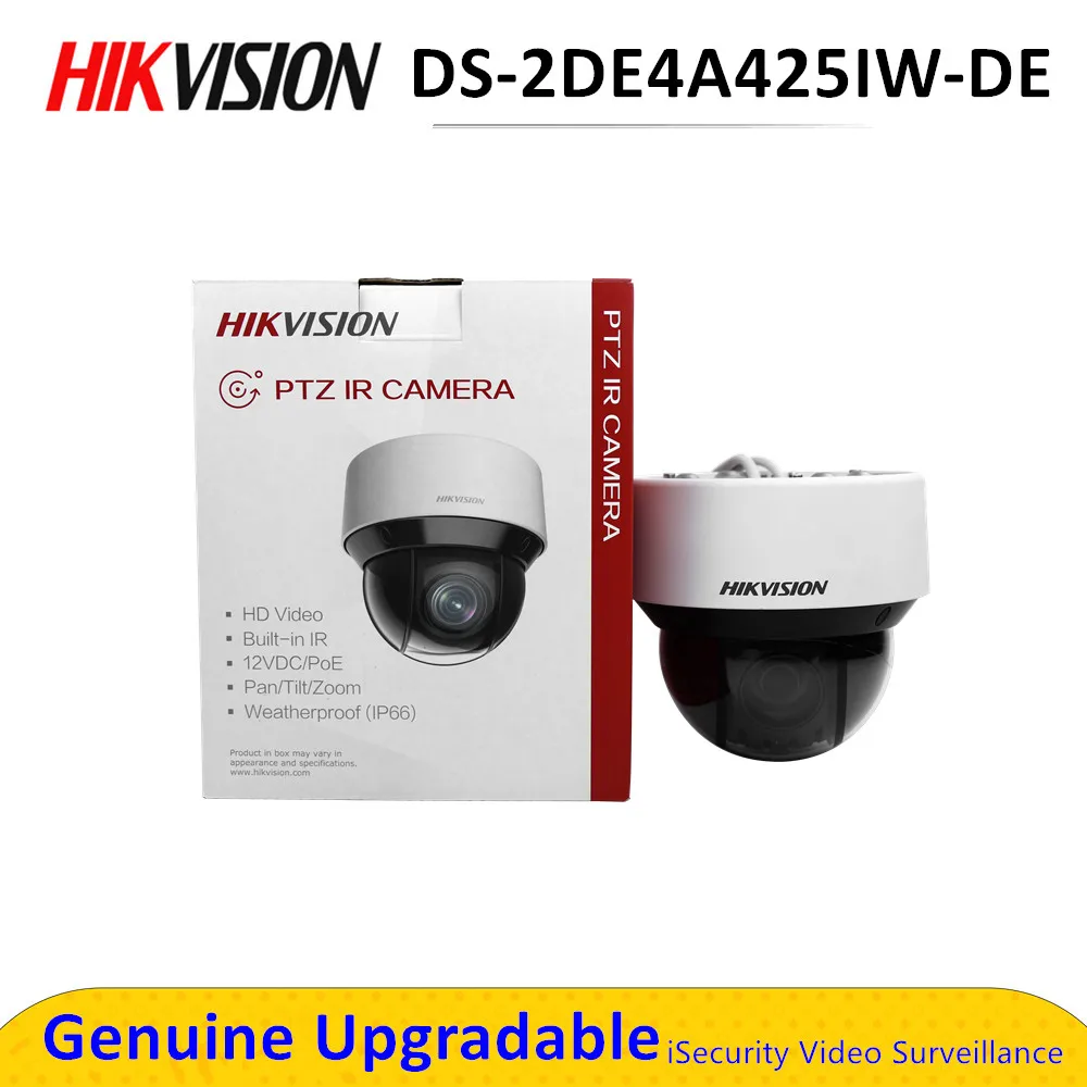 

В наличии Original Hik PTZ DS-2DE4A425IW-DE 4-дюймовый 4MP IP66 ИК-видеонаблюдение 25X POE с питанием от darkfighter IR Network Speed Dome