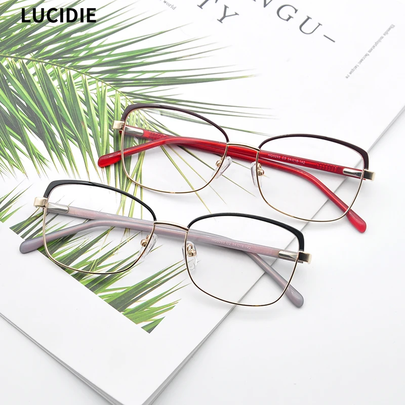 Lucide 2020 Модные женские очки с защитой от синего излучения оправа для близорукости