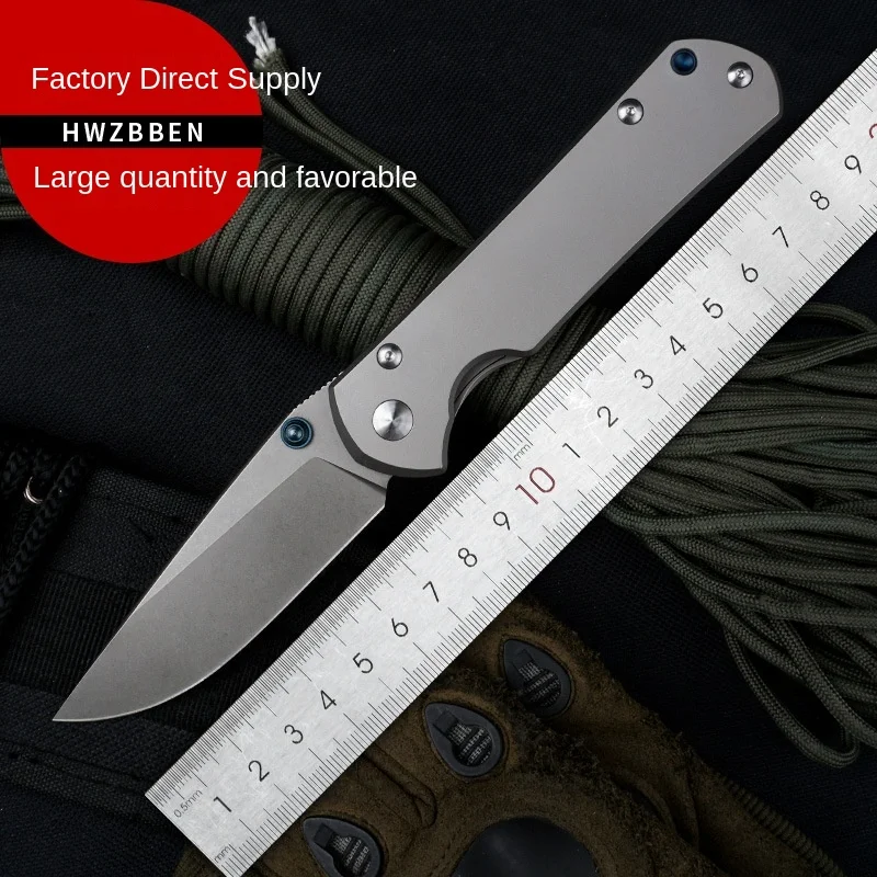 

Austria M390 Folding Knife Dasha Knife Hardware Tool Titanium Alloy Handle Bearing Knife Outdoor Camping Survival Tactical Knife
