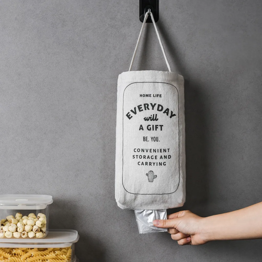 Кухонный органайзер для мусора хранение сумка овощей картофеля висячая сетка