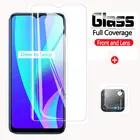 2-1 шт. закаленное стекло для OPPO Realme C15 Защитная пленка для камеры защита экрана Real me C3 7 6 6i 6s a31 2020 защитное стекло