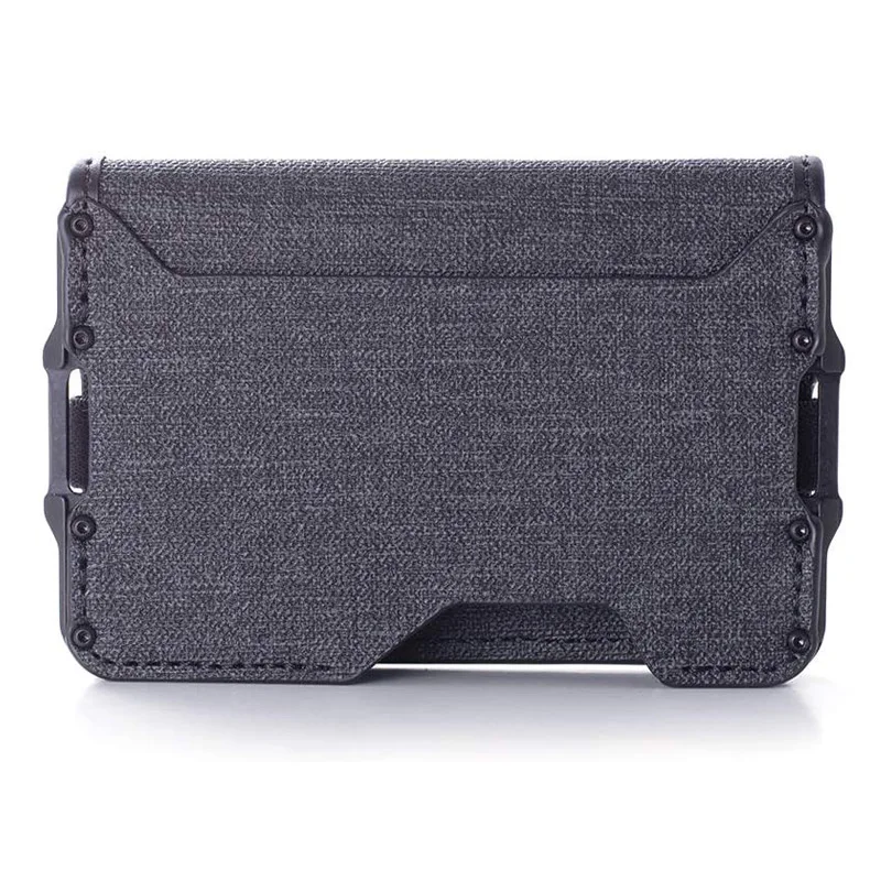 

Men Wallet Plated CNC Aluminum RFID Blocking Credit Card Holders Hots Sale Ultra Slim EDC Outdoor Purse Pocket Design