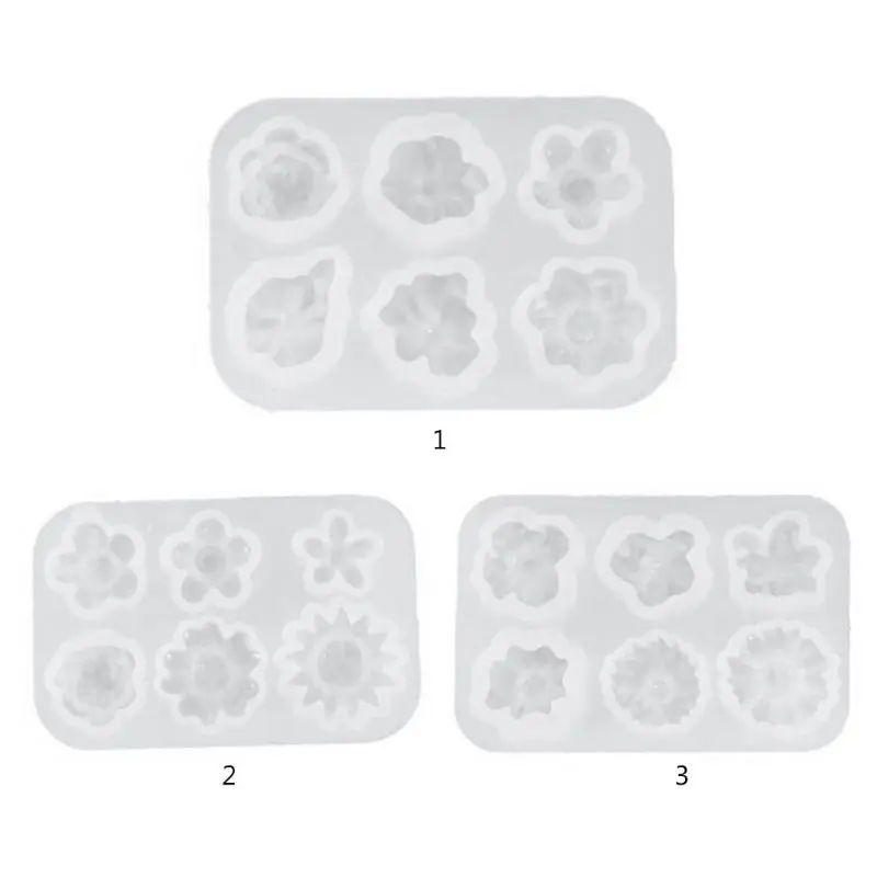 

DIY Resin Crystal Epoxy Mold Small Flowers Decorations Casting Silicone Mould