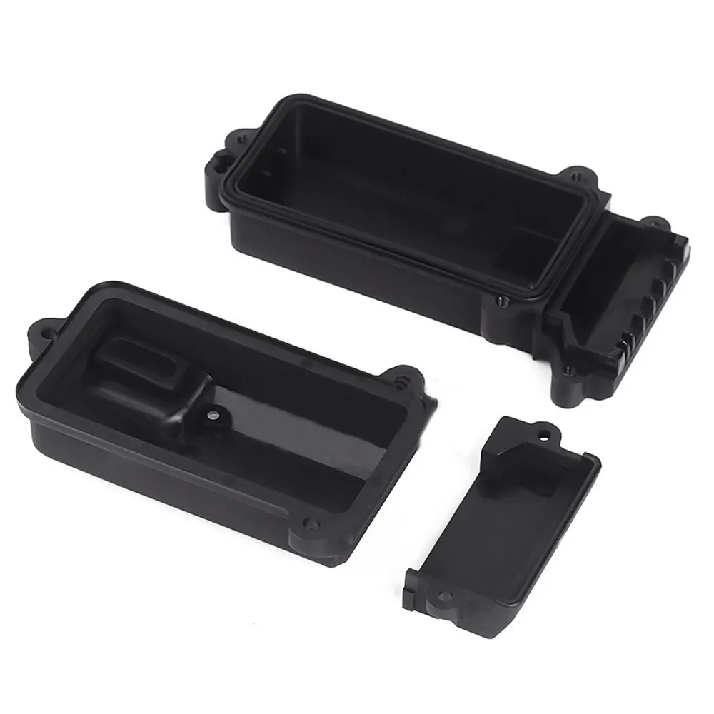 

Водонепроницаемый пластиковый радиоприемник для 1/10 SCX10 D90 RC Crawler Car Box DIY модификация Радиоуправляемый автомобиль приемник коробка обновленн...