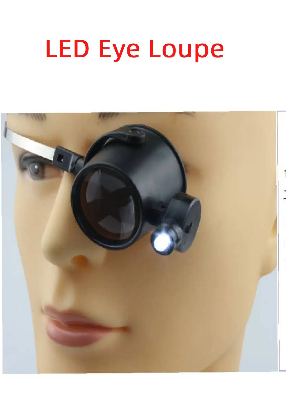 

Portable 15X Headband Eye LED Magnifier Loupe Jewelers Circuit Magnifying Glass Watchmakers Head Mounted