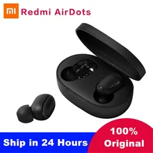 Xiao mi Red mi Airdots TWS mi True беспроводные Bluetooth наушники стерео бас Bluetooth 5,0 с mi c Handsfree Наушники управление AI