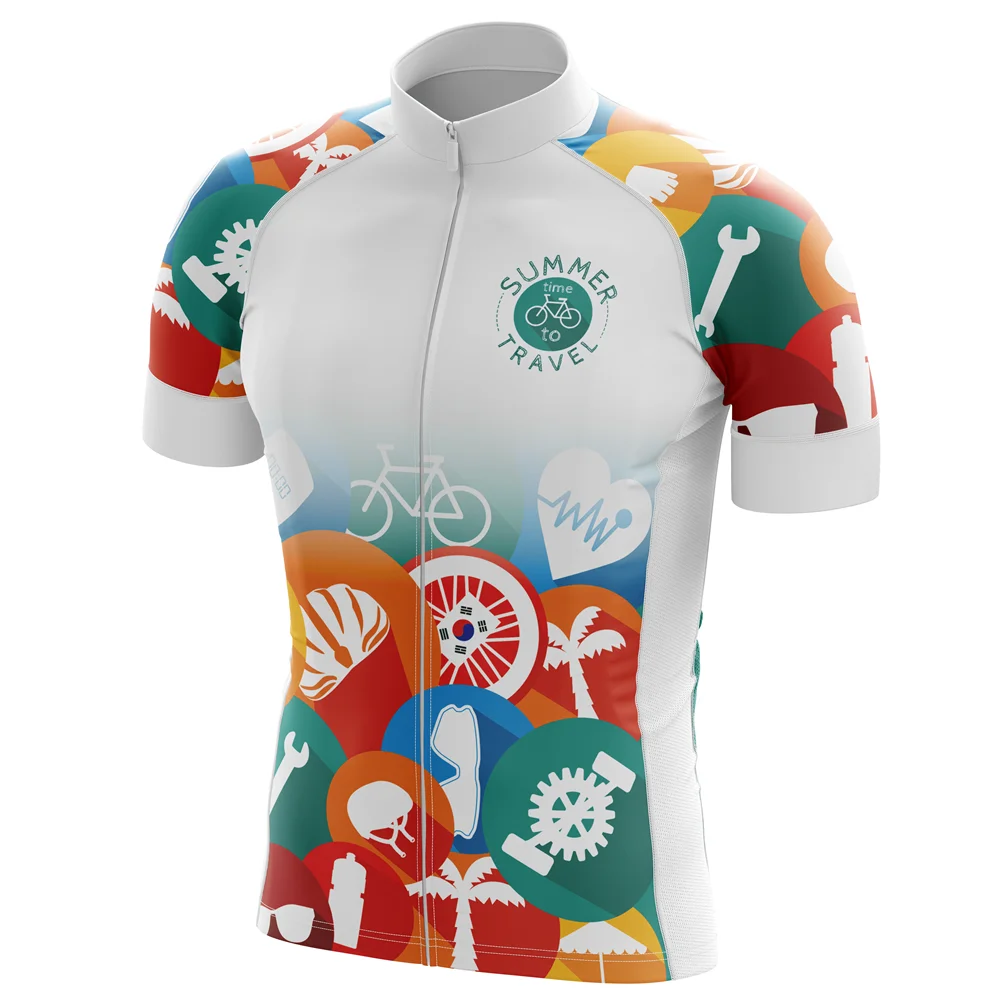 Летняя мужская футболка для горного велосипеда одежда велоспорта Забавная