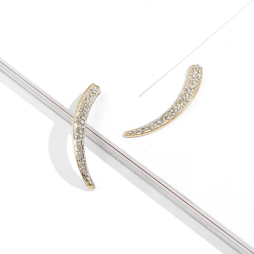 Женские длинные серьги пусеты элегантные с кубическим цирконием