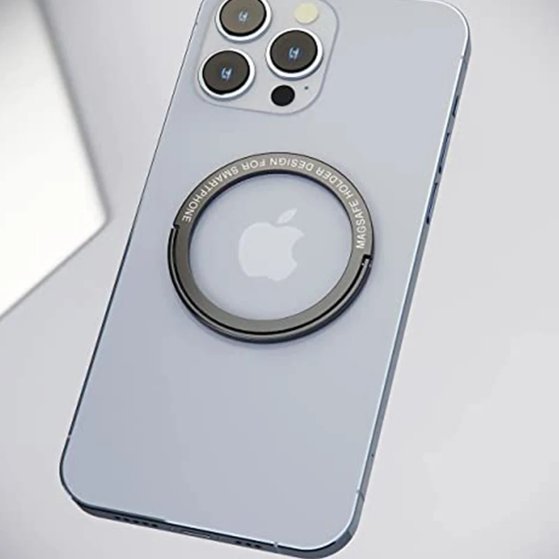 magnetic ring phone holder portable round metal business lazy stand foldable desk stable bracket for tablet samsung iphone 12 free global shipping