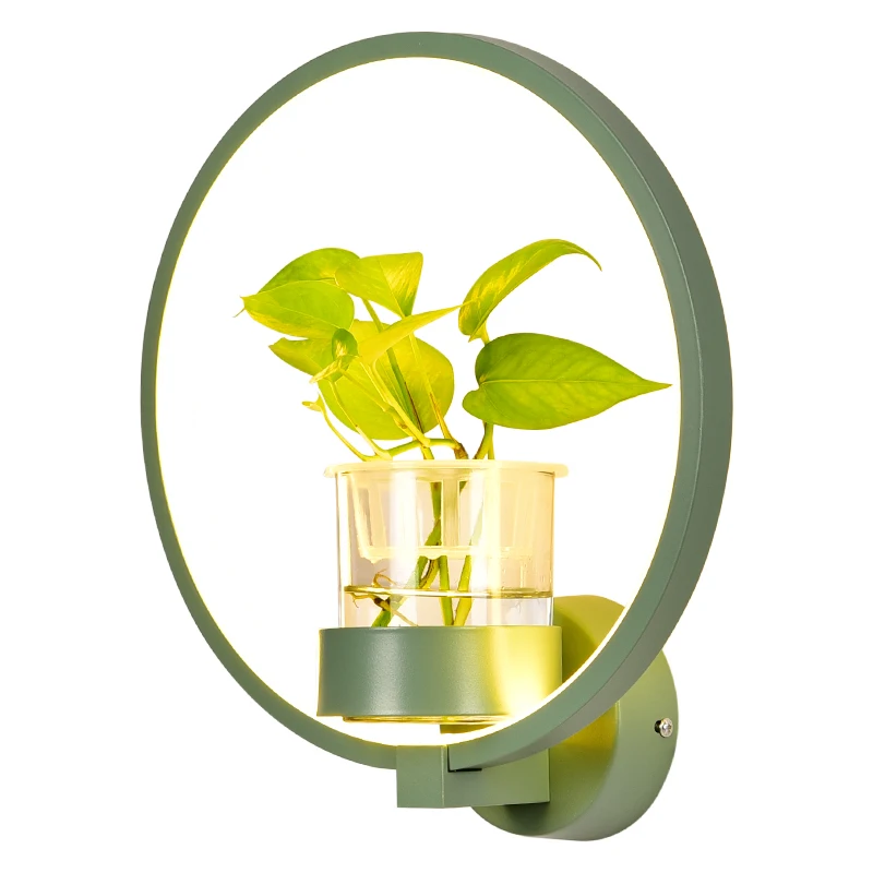 Многоцветная готовая акриловая современная светодиодная настенная лампа для