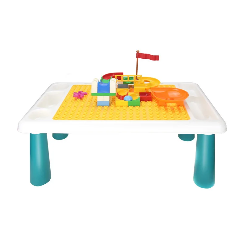 Строительные блоки настольные совместимые LegoINGly duplo большие частицы большого