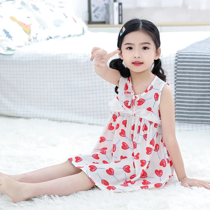 2020 платья для девочек летняя детская одежда детское платье принцессы без рукавов
