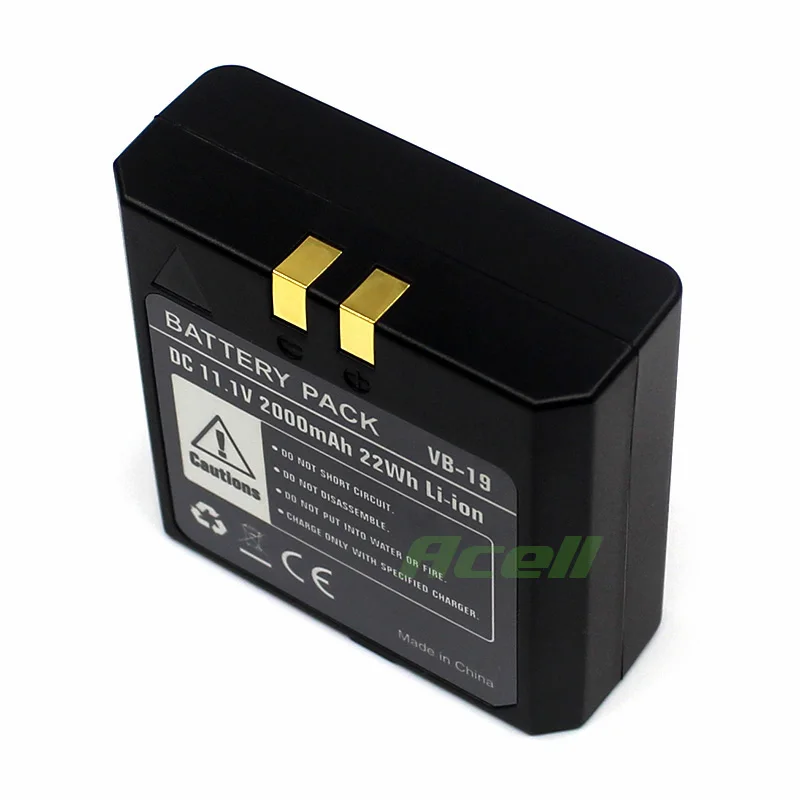 Аккумулятор VB19 для GODOX V850II V860IIC V860IIN V860IIS v860if вспышка камеры TT850 TT860|Цифровые