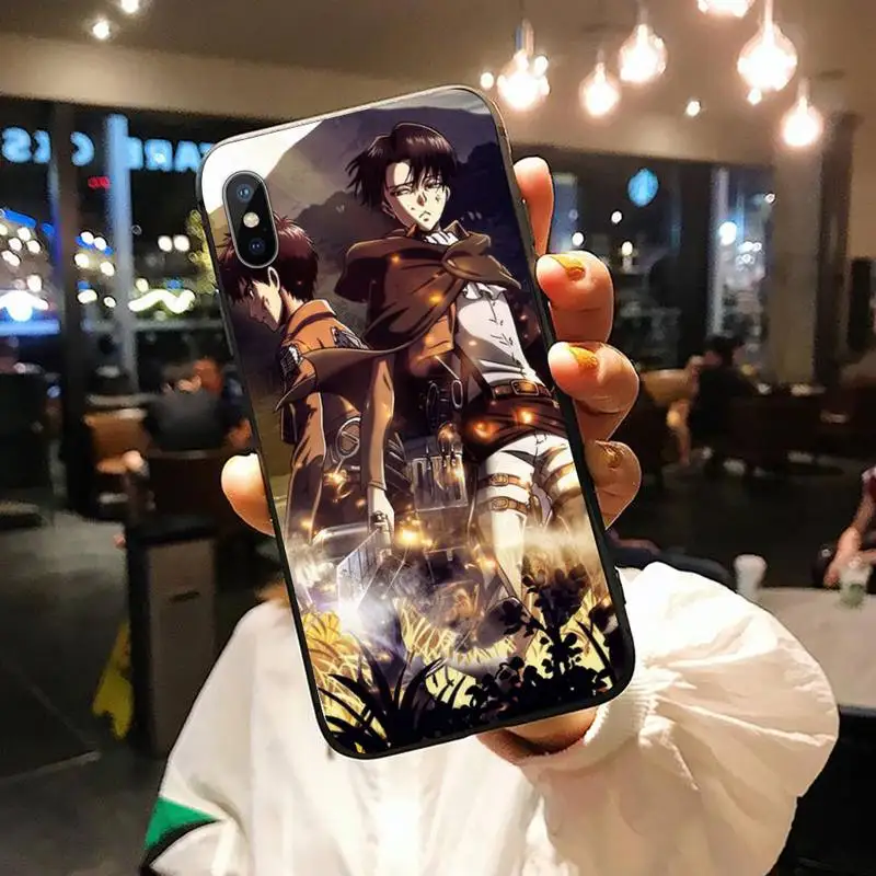 

Anime Japanese attack on Titan Phone Case for iPhone 11 12 pro XS MAX 8 7 6 6S Plus X 5S SE 2020 XR