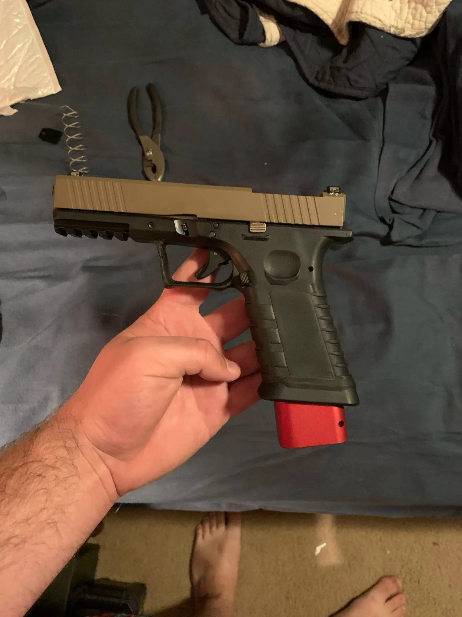 

Base Pad Kit Fits For IPSC, USPUA, IDPA Magazine Extension Spring Set For 17, 22, 34, 35