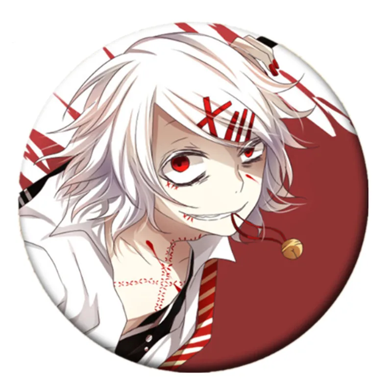 Free Shipping Anime Tokyo Ghoul Enamel Pin Figure Cosplay Badge Backpack Icon Button Cartoon Brooch Accessories Gifts