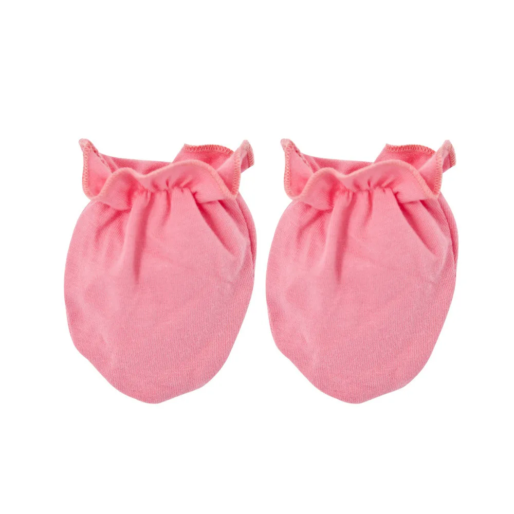 

2021 New Cute Cotton Soft Baby Hat with Baby Glove Newborn Baby Infant Girls Boys Toddler Comfy Hospital Baby Cap Hats