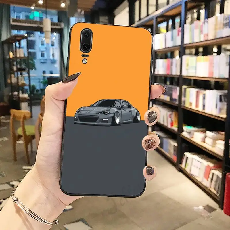 

Sports car engine anime Phone Case For Huawei honor Mate P 10 20 30 40 Pro 10i 9 10 20 8 x Lite