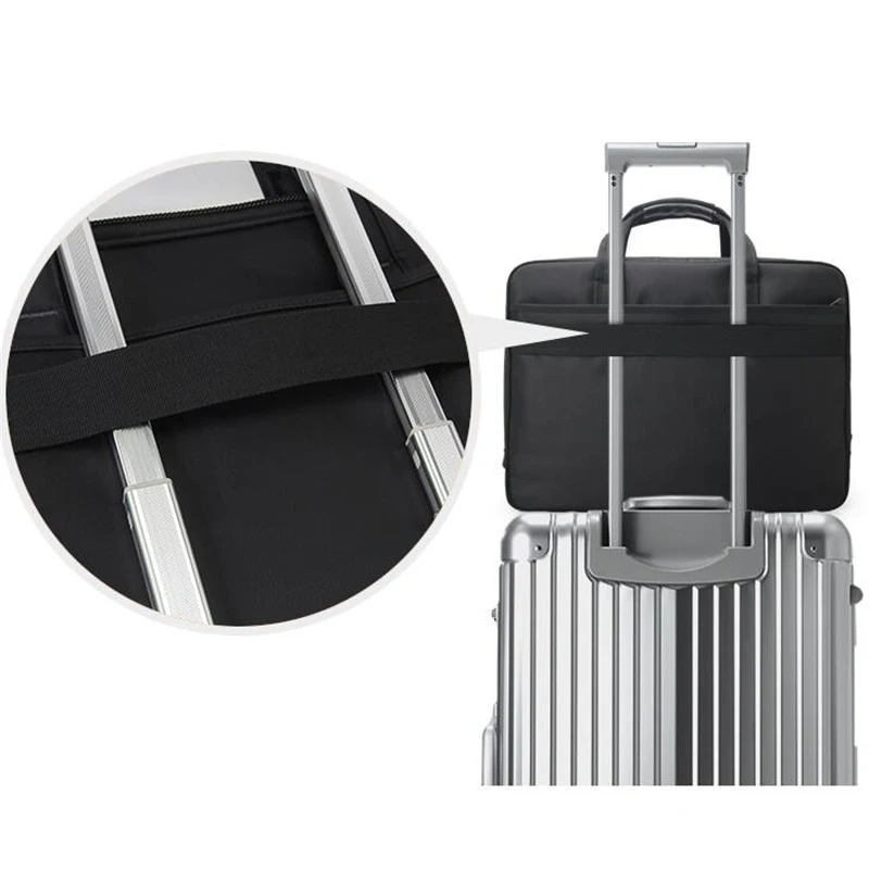 Large Capacity Business Men Briefcase Male Handbags Laptop Bags 17 Inches Oxford Crossbody Travel Bag Sac Homme Bandolera Hombre