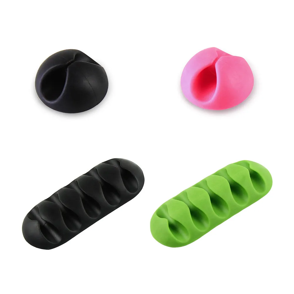 Универсальный держатель USB для шнура четыре цвета с двумя пятью отверстиями