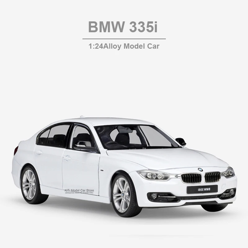 

Коллекция 1/24 года, модель автомобиля из сплава BMW 335i, литой металлический игрушечный автомобиль и модель автомобиля, металлическая Игрушечн...