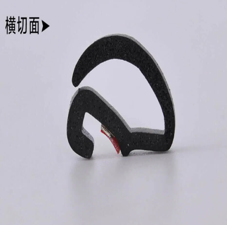 2 шт. 80 см резиновая уплотнительная полоса Универсальная автомобильная дверь B