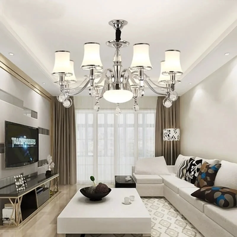 Современный хромированный металлический светодиодный настенный светильник