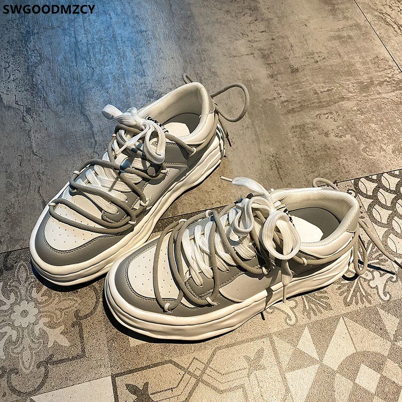 

Platform Sneakers Ladies Trainers Leather Casual Shoes Baskets Femme Sneakers Running Shoes for Women Sneakers Women Luxury