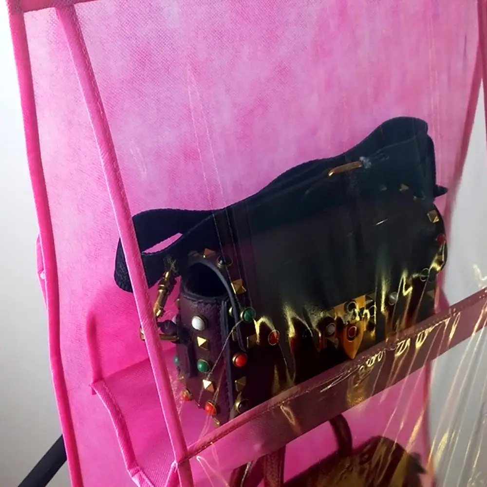 Складная подвесная сумка 6 карманов вешалка для хранения крюк полка органайзер