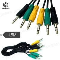 3 in 1 stereo cable 33 5mm earphone male car aux mobile phone box audio connection line 1 5 meters