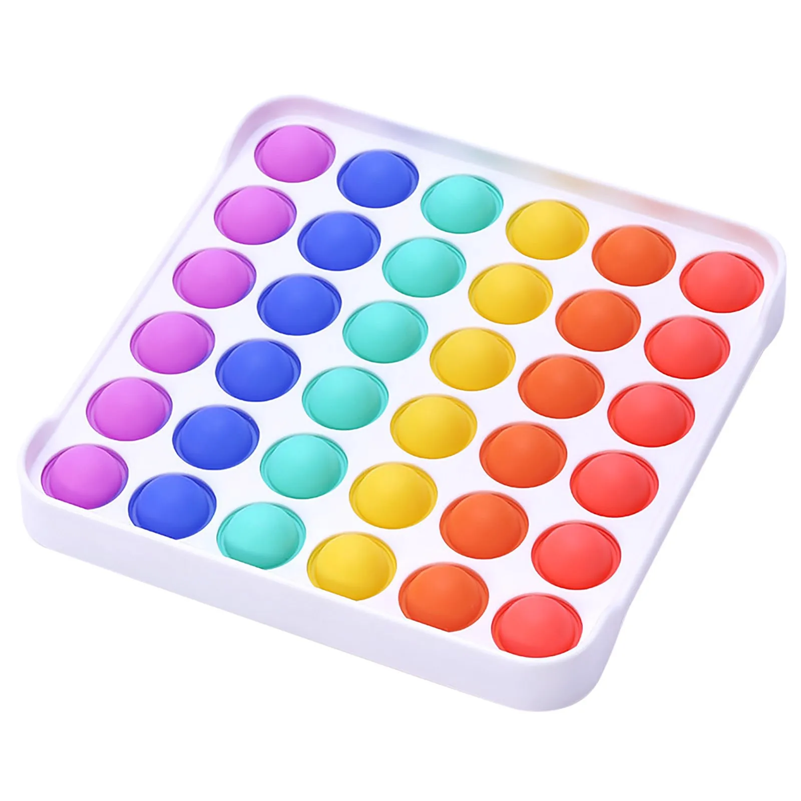 

Fidget Toy Push Bubble Fidget Sensory Toy Autism Special Needs Stress Reliever And Increase Focus Soft Anti-stress Toy 2021 new