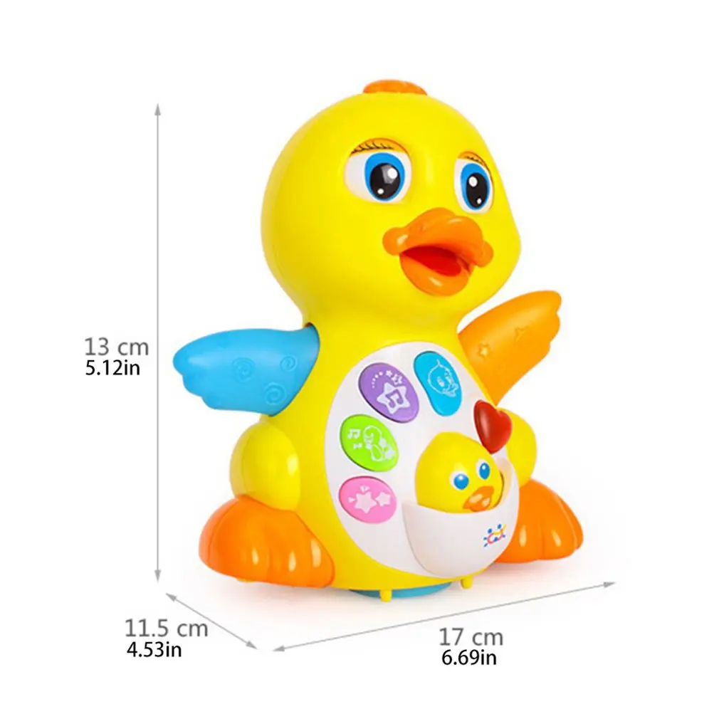 

Baby Toys EQ Flapping Yellow Duck Sing Dancing Infant Music Electrical Universal Toys For Children Kids Early Education