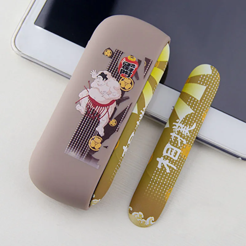 Мягкий Силиконовый ТПУ чехол Аксессуары для сигарет защитный с цветами Iqos