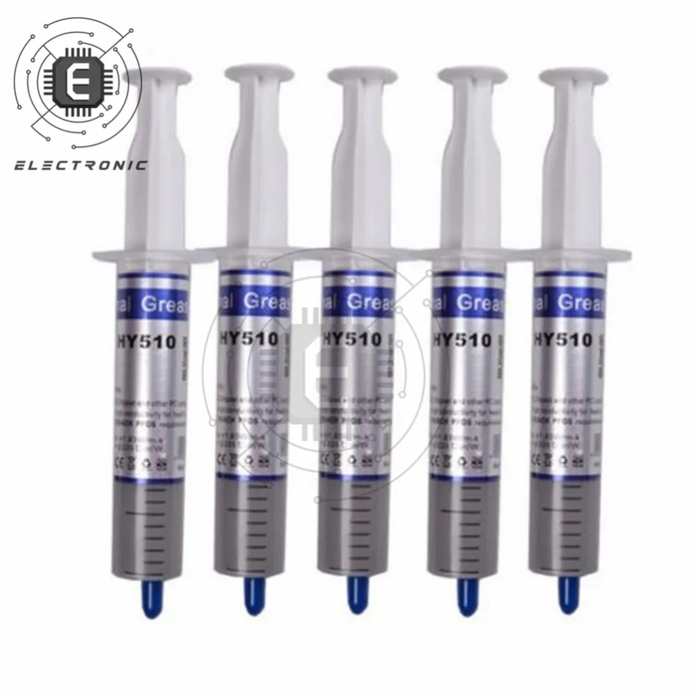 1Pcs HY510 Silicone Thermal Paste Heat Transfer Grease Sink CPU GPU Electronic Components 30g | Освещение