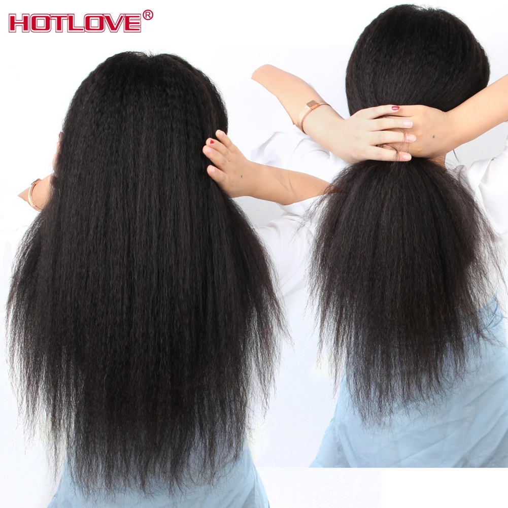 Бразильские кудрявые прямые парики из натуральных волос 4x2 кружевные передние с