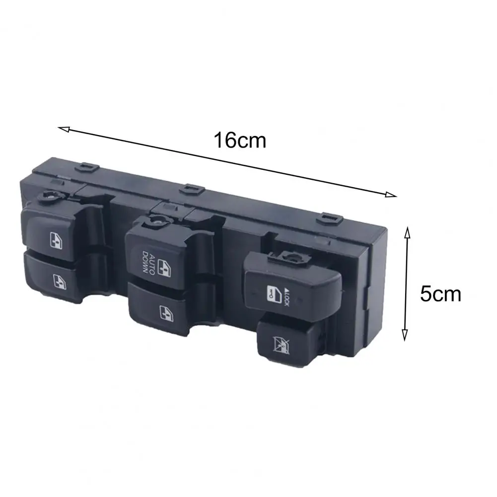 

1Pcs Window Switch Sensitive Wear Resistant ABS Window lifter Control Switch Replacement Button for Hyundai-Elantra 2007-2010