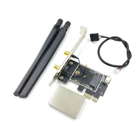 pcie wifi card adapter bluetooth dual band wireless network card repetidor adaptador for pc desktop for ax200 9260ac