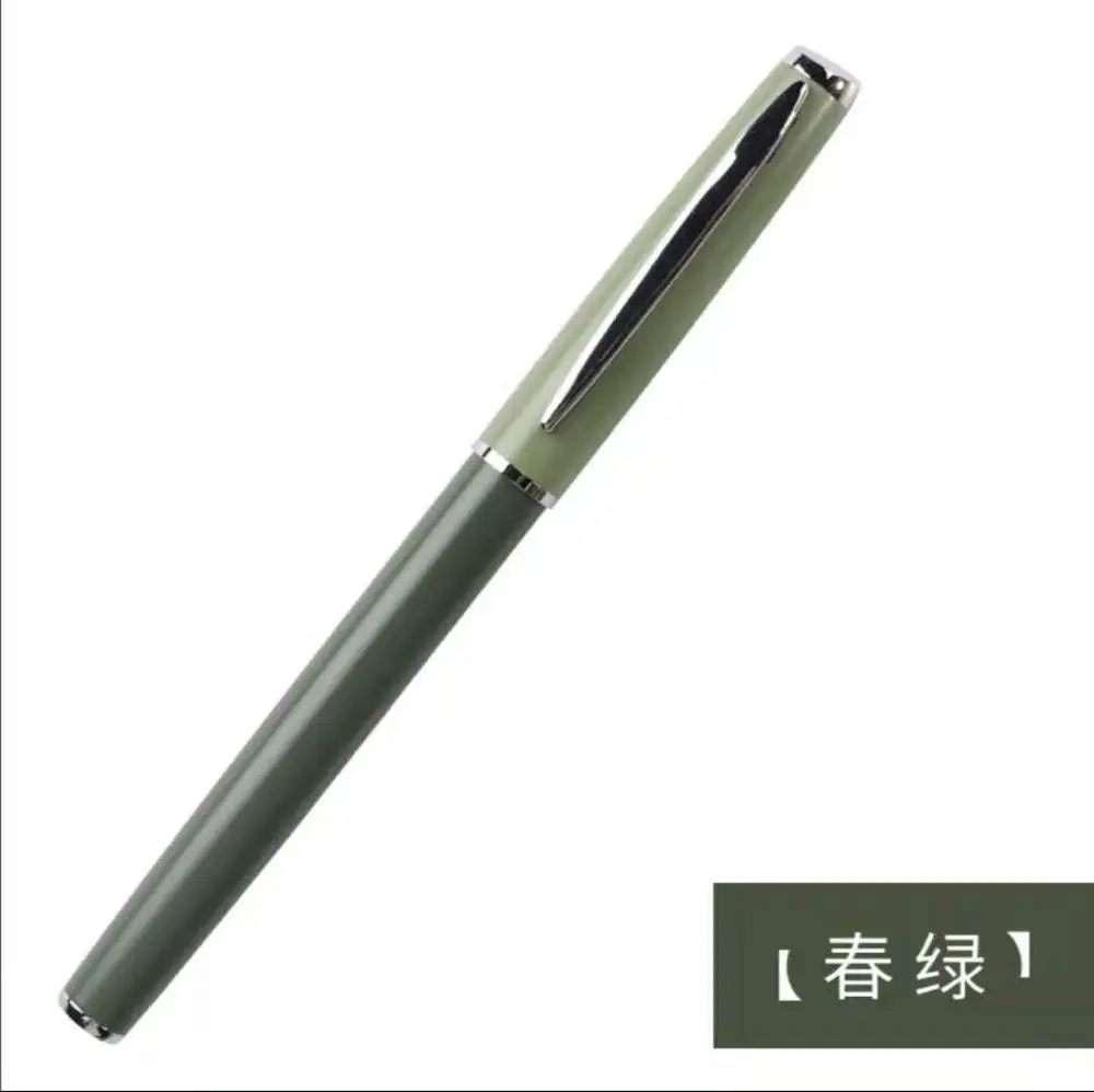 

Wing Sung Molandi Fountain Pen Plastic Ink Pen F Nib Silver Clip Business Stationery Office school supplies Writing Pen