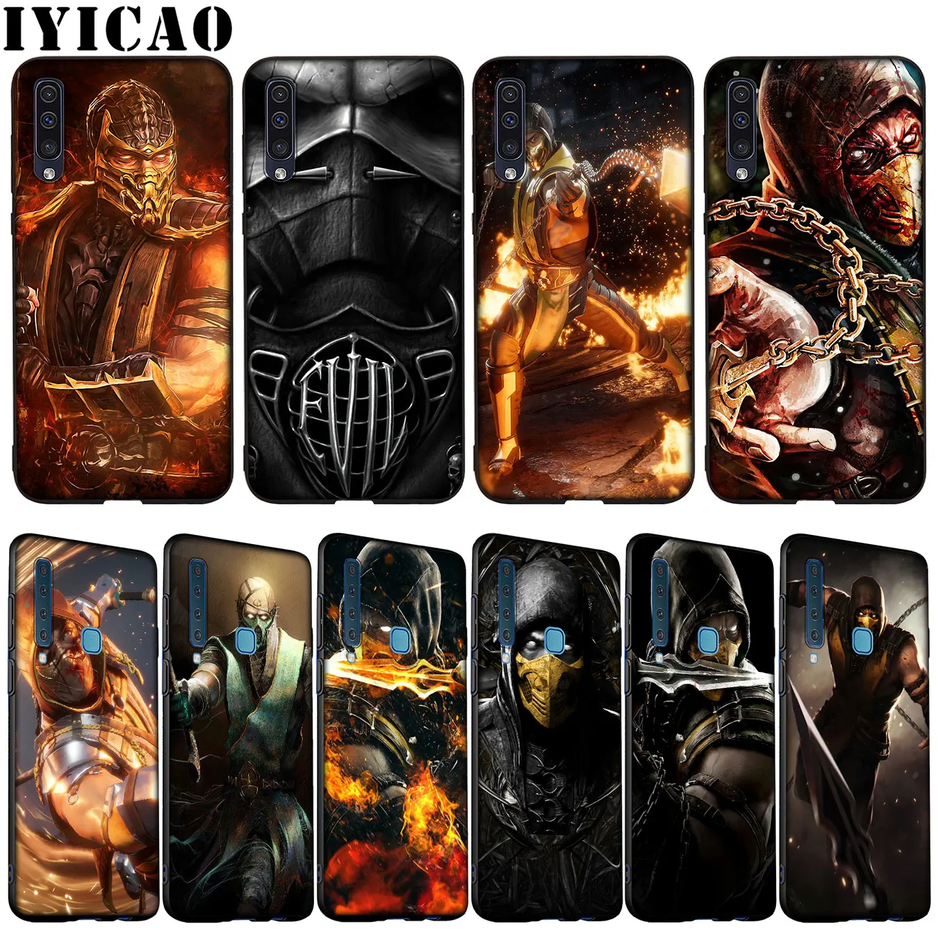 Мягкий силиконовый чехол IYICAO Scorpion In Mortal Kombat для Samsung Galaxy A70 A60 A50 A40 A30 A20 A10 M10 M20 M30 M40