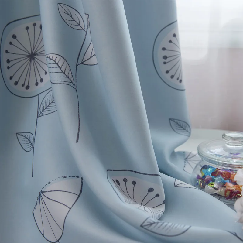 Мультяшные занавески для гостиной столовой спальни детской комнаты готовая