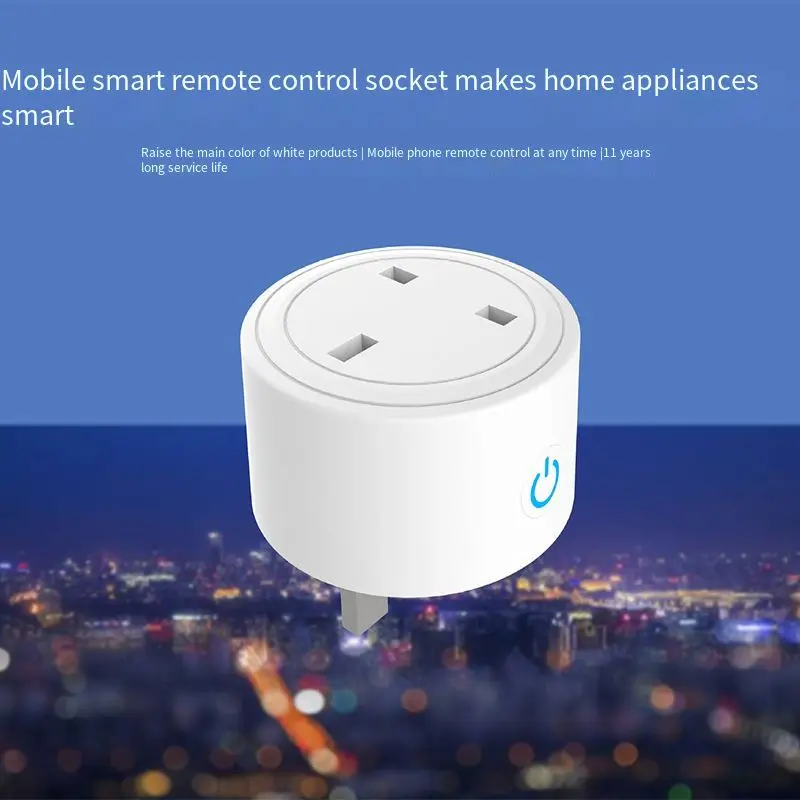 Смарт-розетка Tuya Smart Life с поддержкой Wi-Fi и голосовым управлением | Электроника