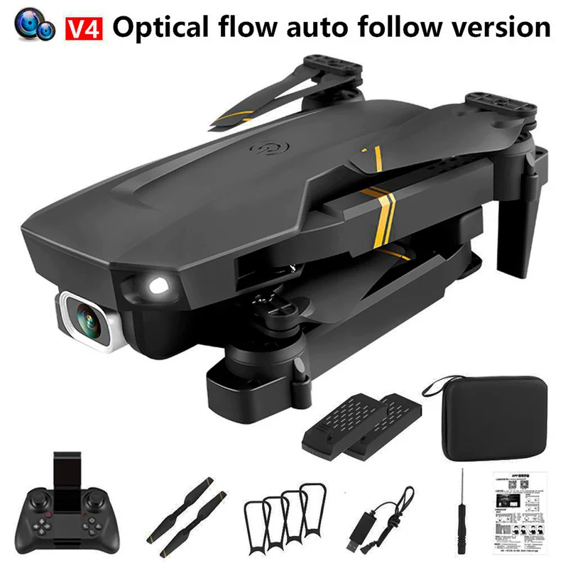 

V4 RC Drone 4K FPV Wifi Dual Camera Remote Control Quadcopter 6 Axis Professional Real Time Transmission Dron Helicopter Toys