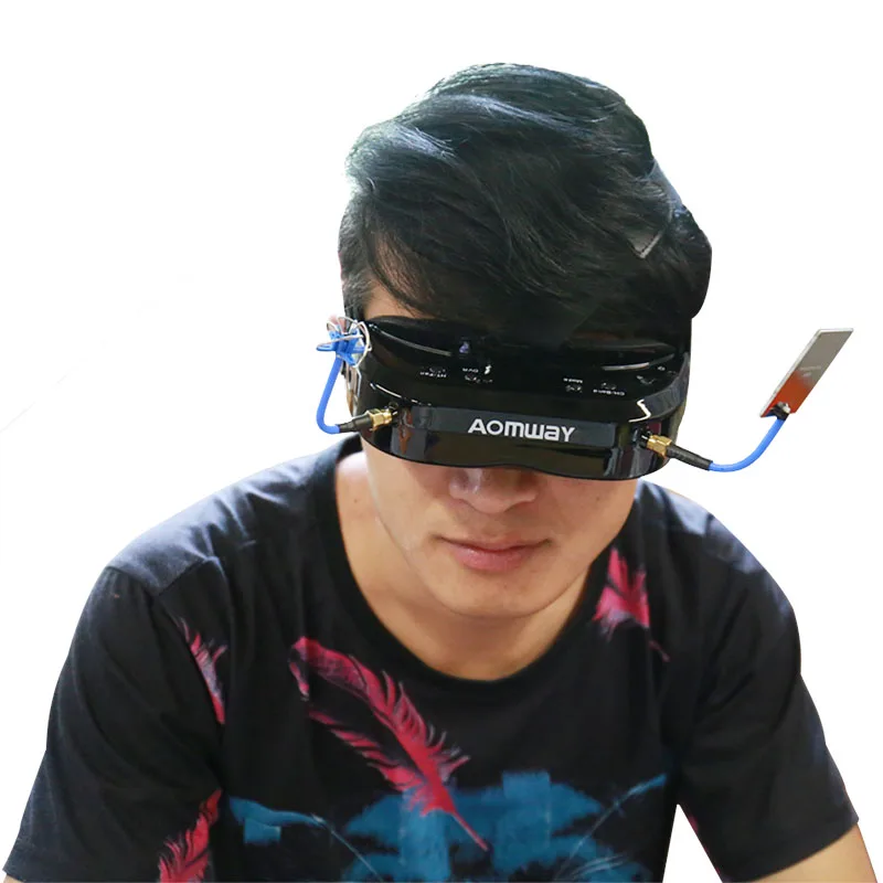 AOMWAY Commander V1S 64CH 3D видео очки FPV Artifact 5,8G для близорукости, обновленная версия V1