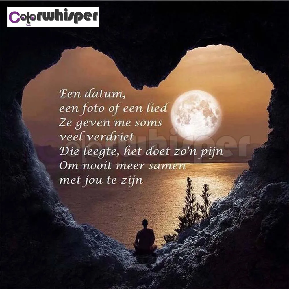 

Diamond Painting Full Square/Round Drill Heart Moon Letters 5D Daimond Painting Embroidery Cross Stitch Mosaic Picture Z372