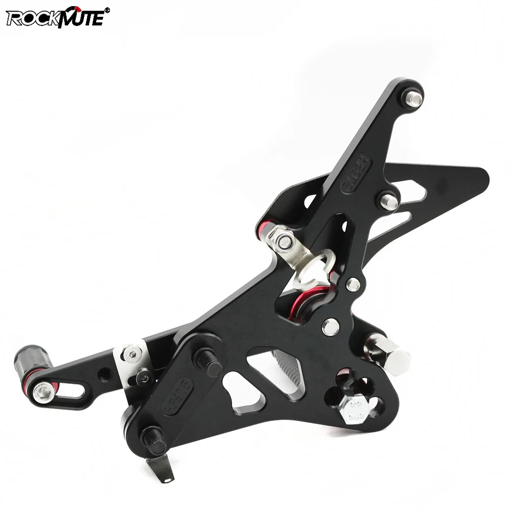 Мотоцикл Регулируемый Rider Rearset для SUZUKI GSX R1000 2009 2016 CNC Алюминиевые Подножки педаль